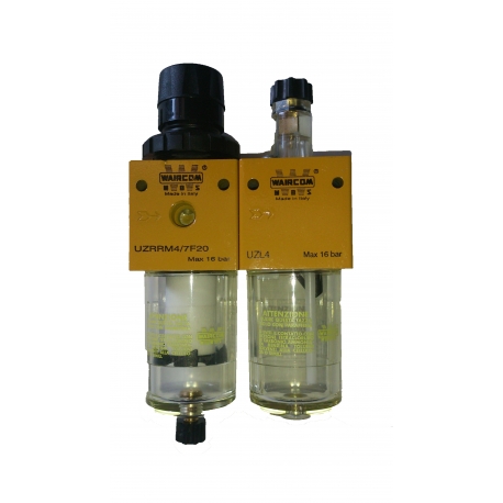 Filter regulator / lubricator G 1/4"